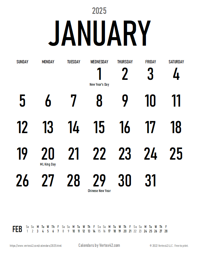 Large Print Calendar 2025 2025 Printable Janice R Fowler