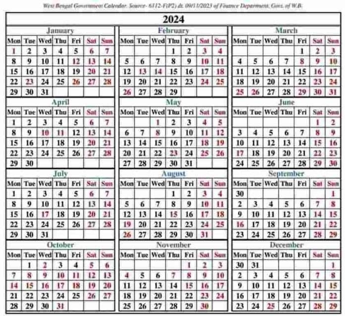 List Of Holidays In 2025 In West Bengal Madeleine Johnston