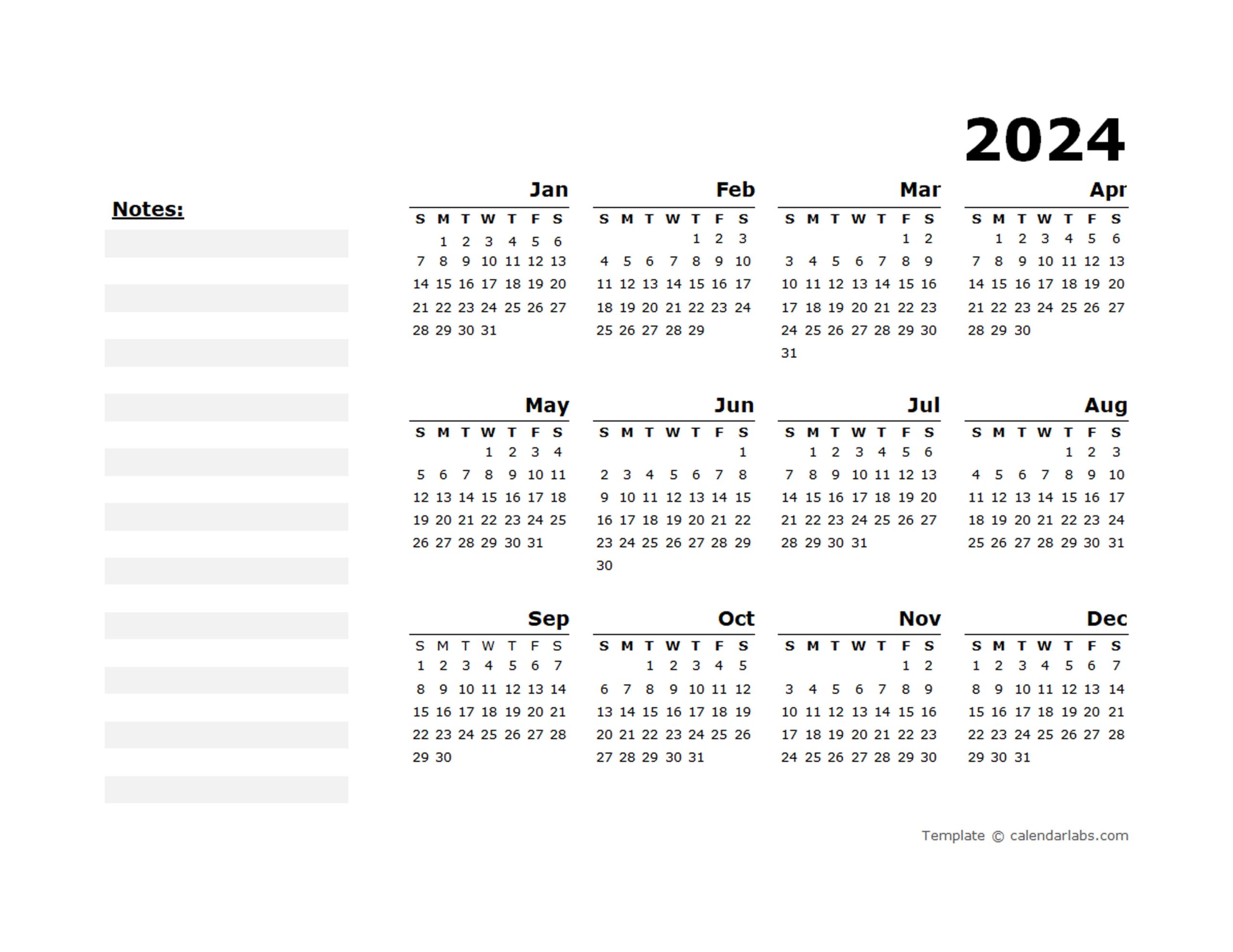 Make Your Own 2025 Calendar Template
