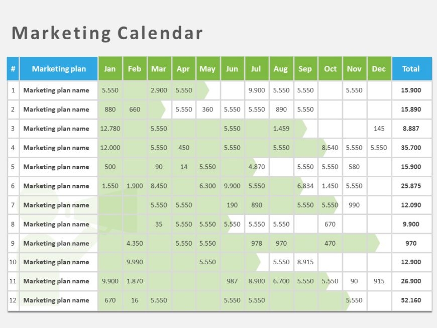 Marketing Calendar Template Free Download 2025 Ethan James