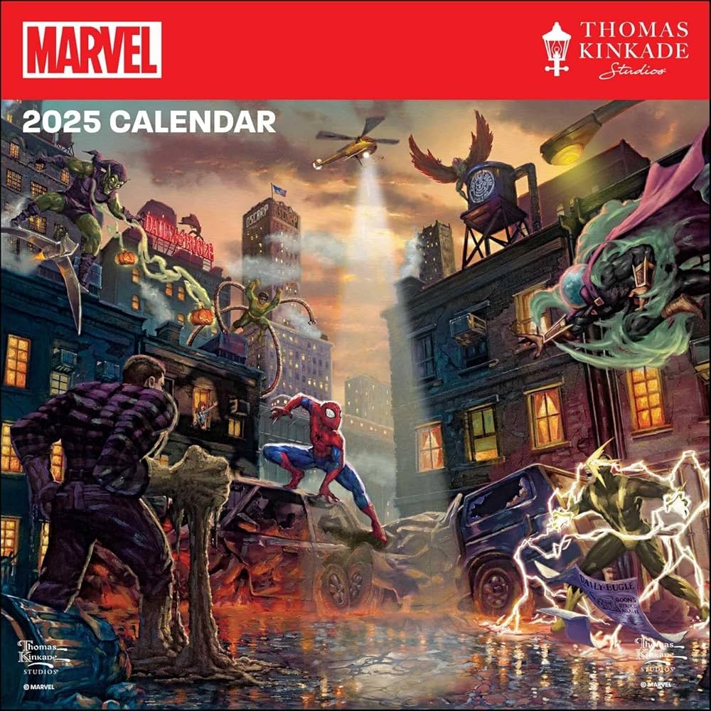 Marvel 2025 Calendar Zane Grace