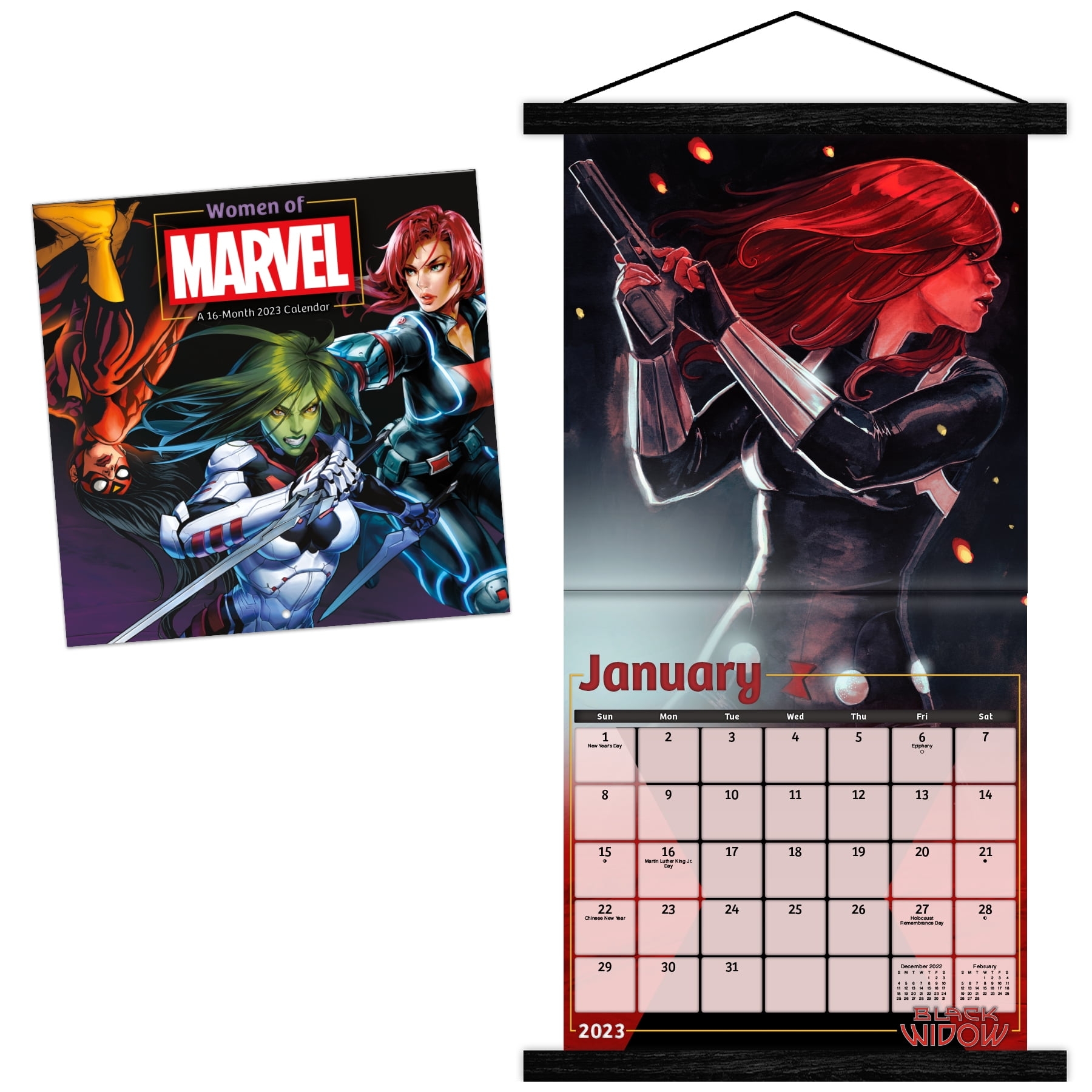 Marvel Desk Calendar 2025 Knox Cruz