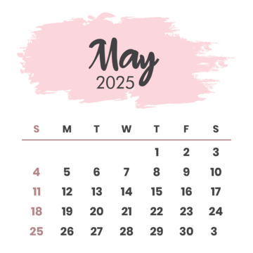 May 2025 Calendar Layout Printable Overlay Organize Task Or Event 