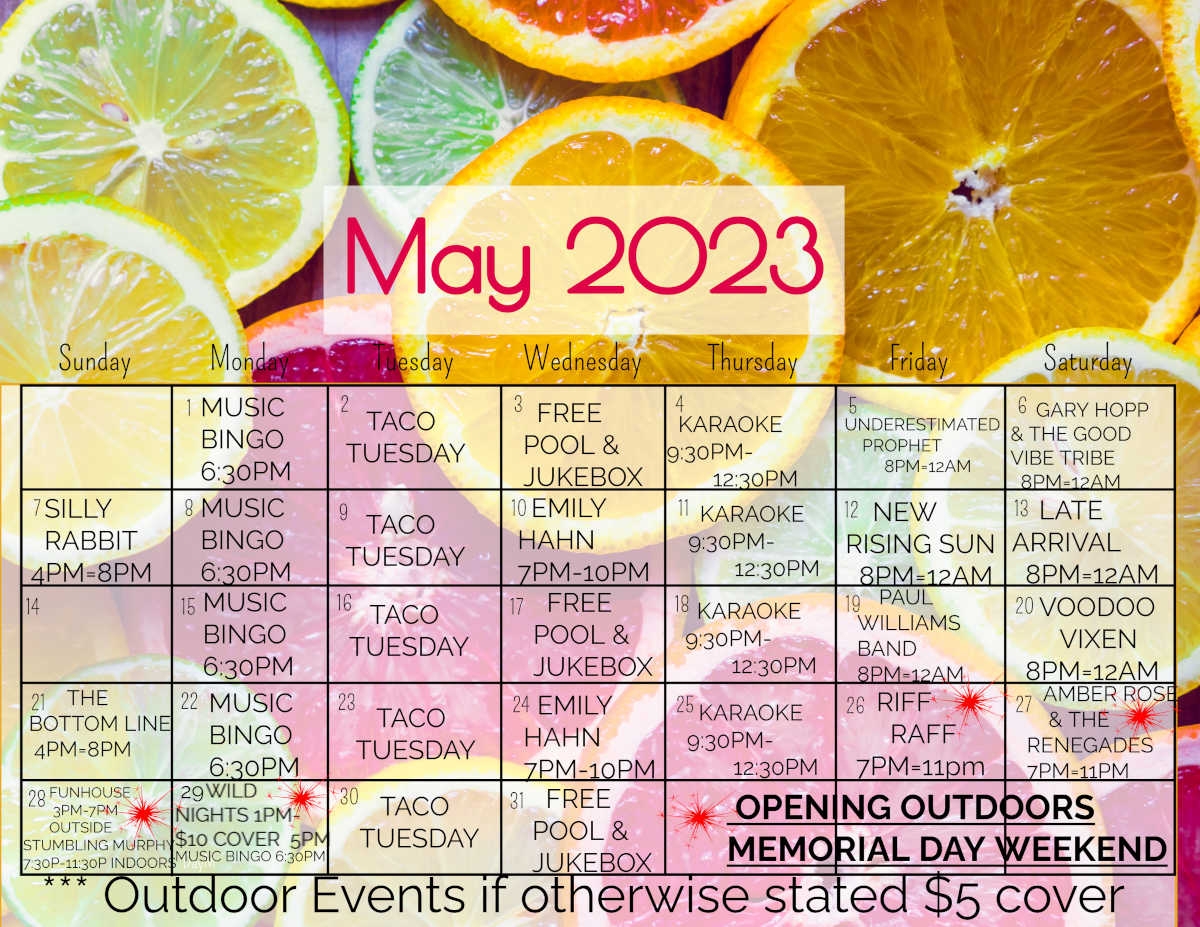 May Events Calendar 2025 Maddox Flynn