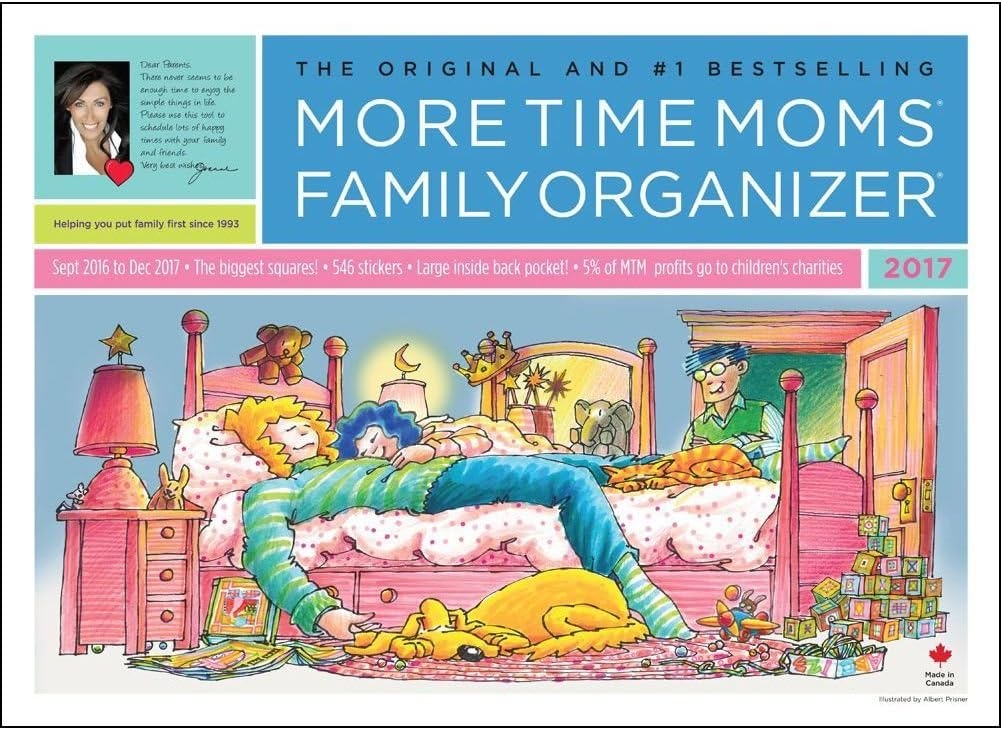 More Time Moms 2025 Family Organizer Wall Calendar Vera Carter