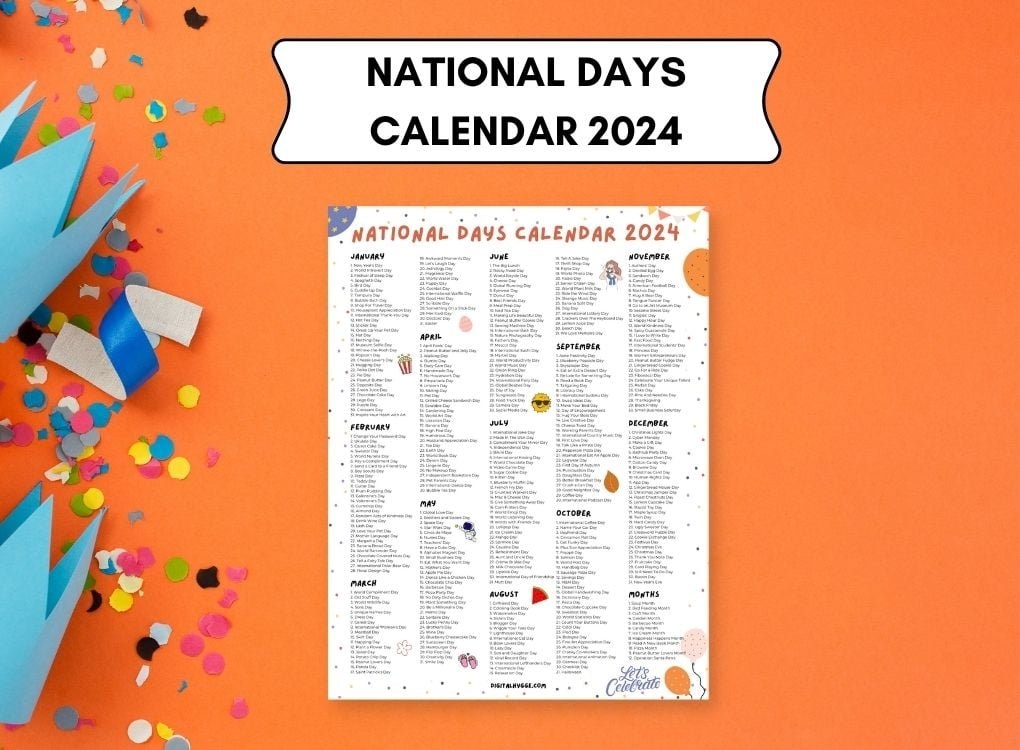 2025 National Events Calendar