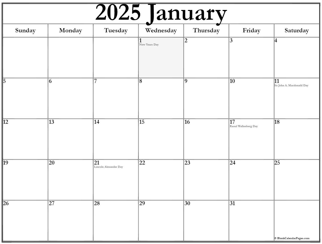 National Holiday Calendar January 2025 Canada Free Download Hamish 