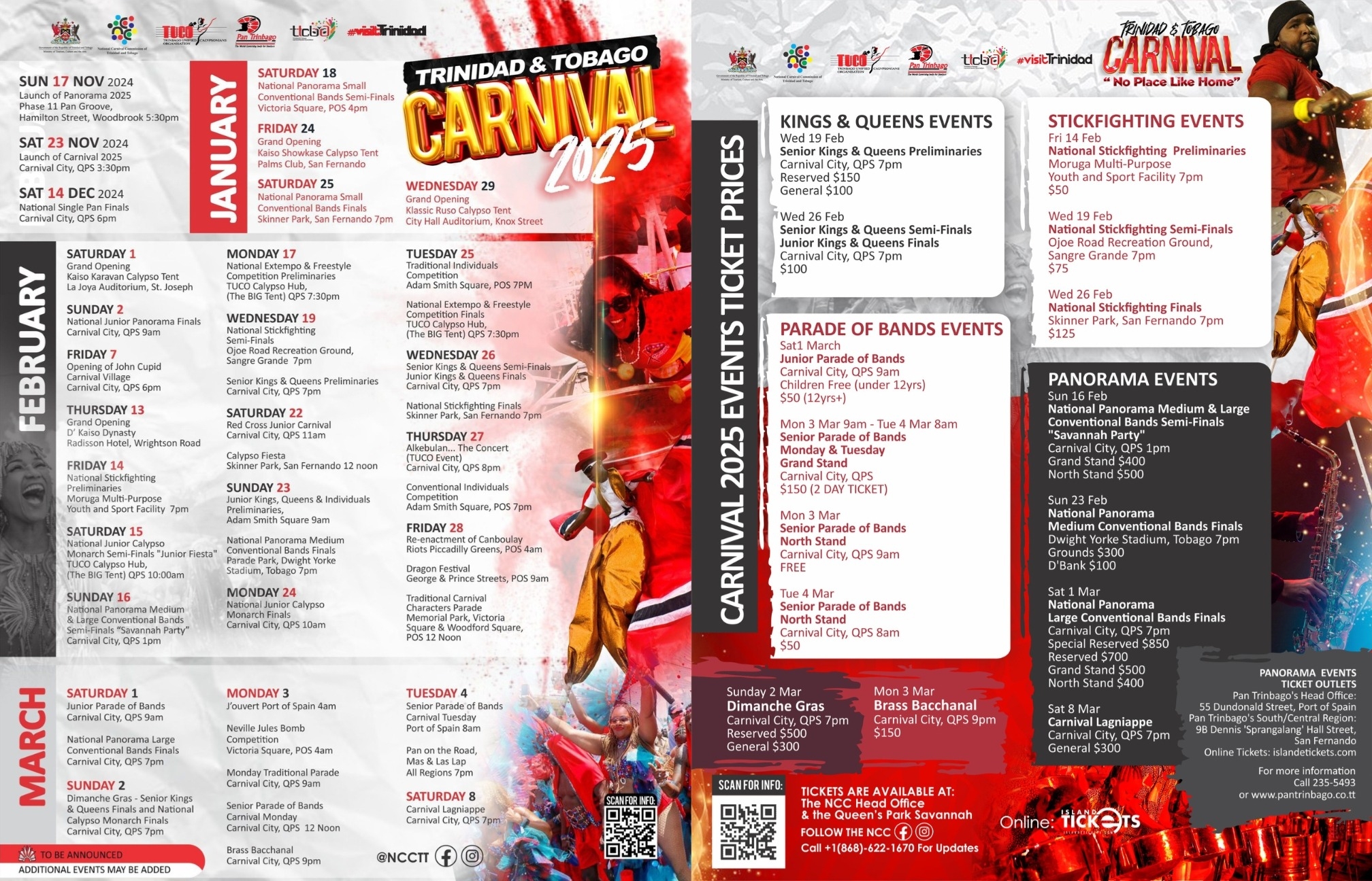 NCC Trinidad And Tobago Carnival 2025 Calendar The Ministry Of