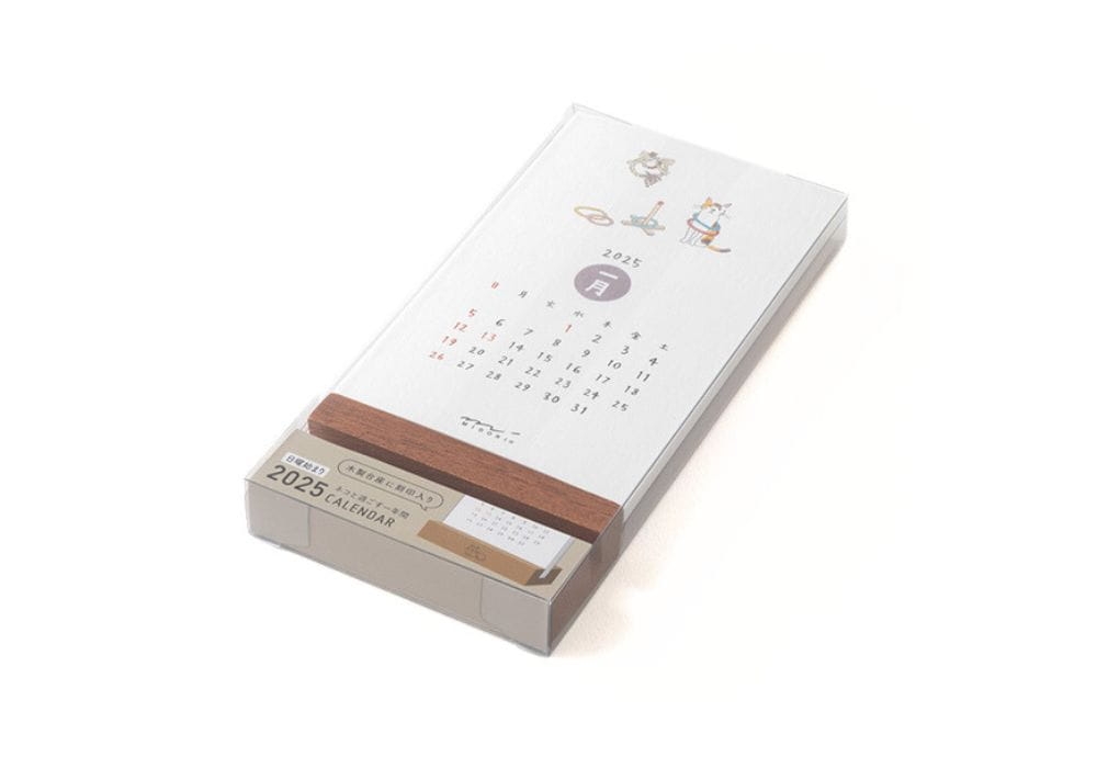NOTEKA Midori Stand Calendar 2025