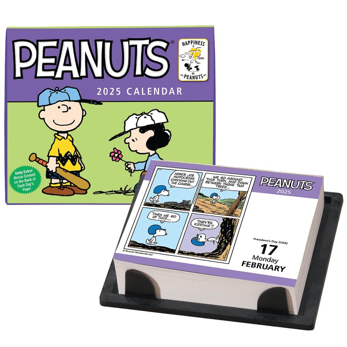 Peanuts Day To Day Desk Calendar Daily Calendar Miles Kimball