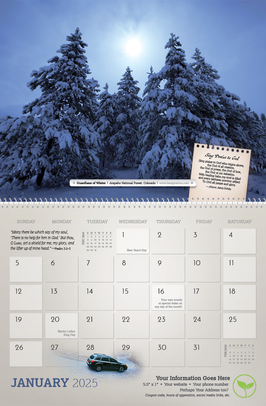 Custom Made Calendar 2025