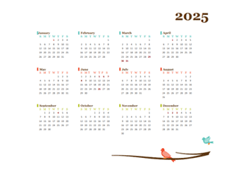 Printable 2025 United Arab Emirates Calendar Templates With Holidays