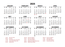 Printable 2025 United Arab Emirates Calendar Templates With Holidays