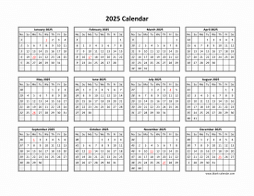 Printable Calendar 2025 Design 2025 Photo Calendar Templates