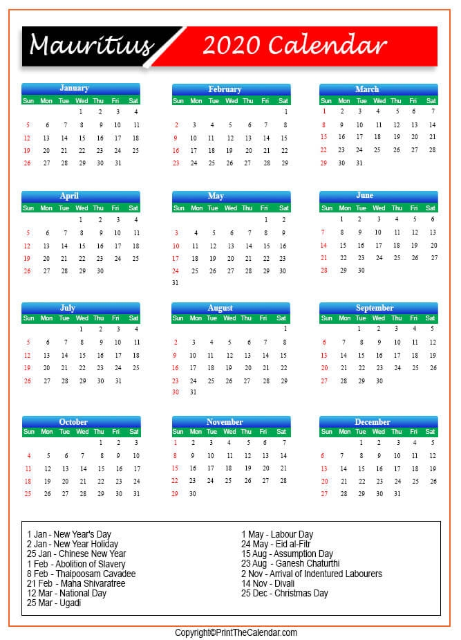 Public Holidays 2025 Mauritius Official Kimberly Hamilton