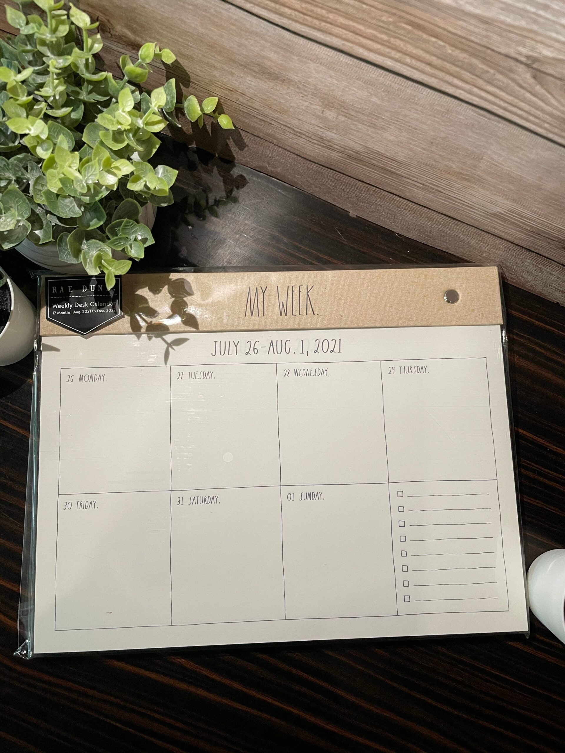 Rae Dunn 2025 Desk Calendar Tate Samaria