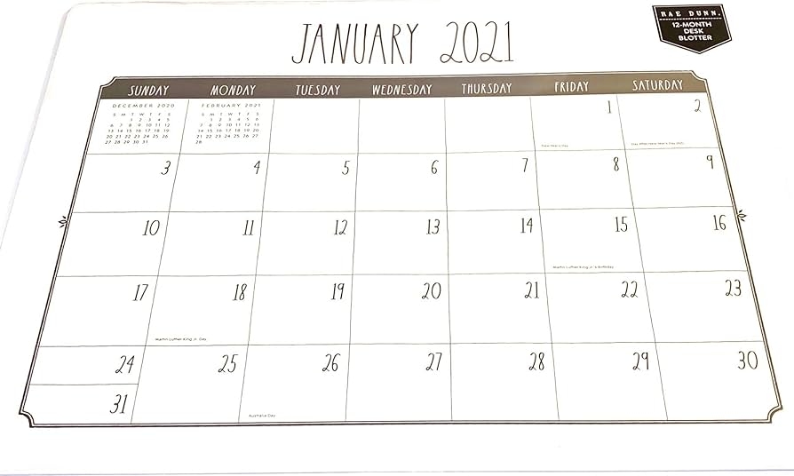 Rae Dunn Desk Calendar 2025 Stephen D Freels