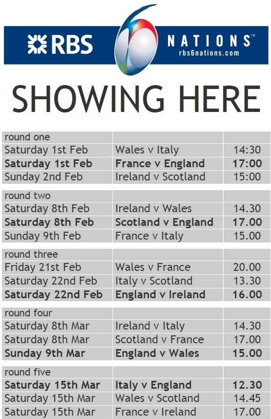 Rugby 6 Nations 2025 Fixtures And Dates Mikhail Themba