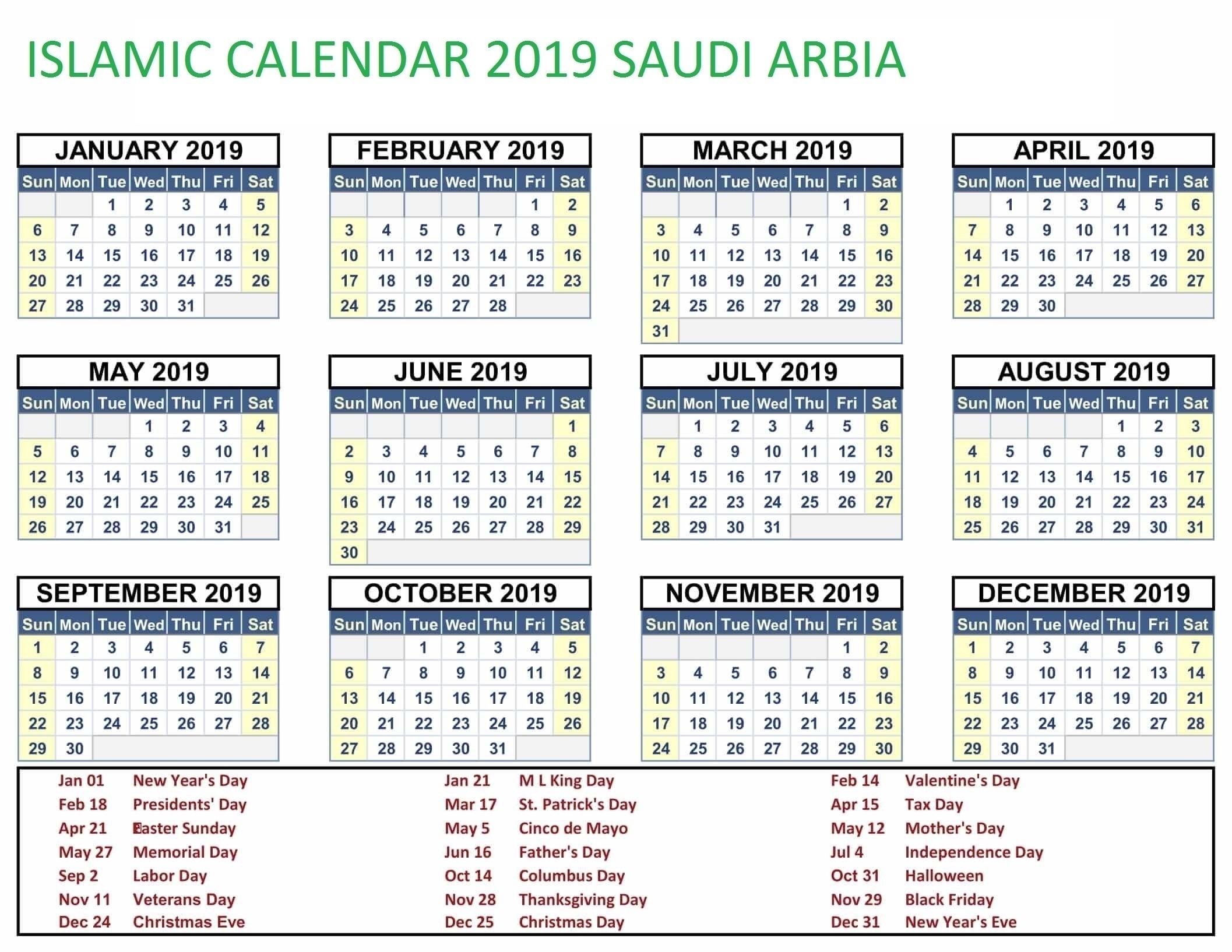 Saudi Calendar 2025 List Of Bailey Blaise