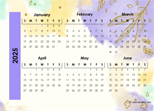 Small Calendar Of 2025 Bibbye Kariotta