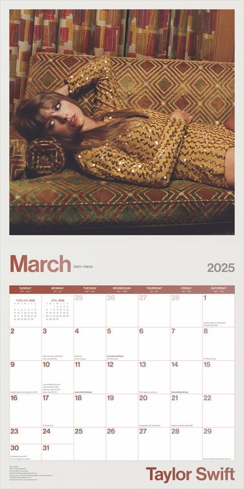 Swift Calendars 2025 Brandy Ainslie