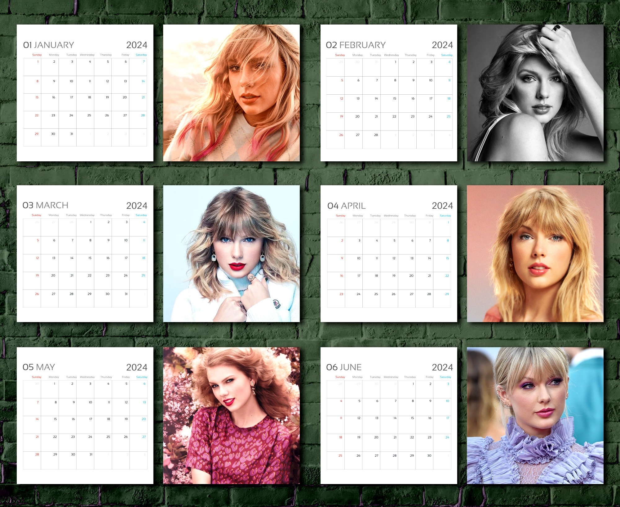 Taylor Swift Calendar 2025 Official Tadita Reed