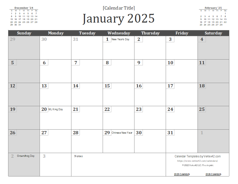 Vertex 42 Calendar 2025 Roger J Bessler