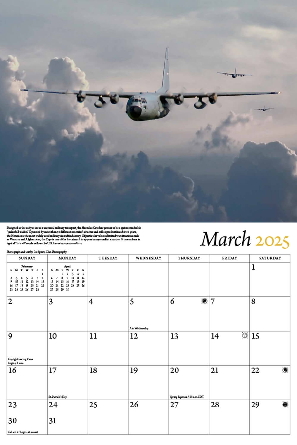 Military Aircraft Calendar 2025