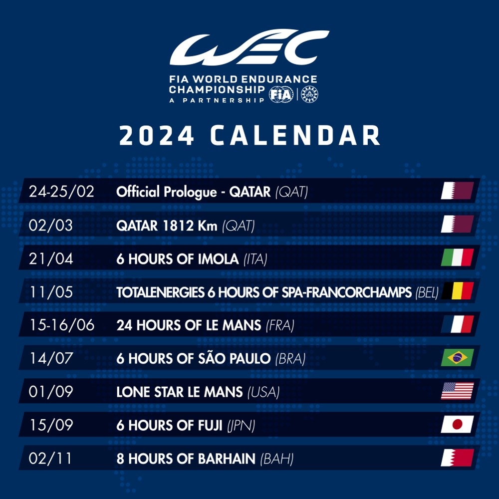 Wec 2025 Calendar Alfred V Guerra
