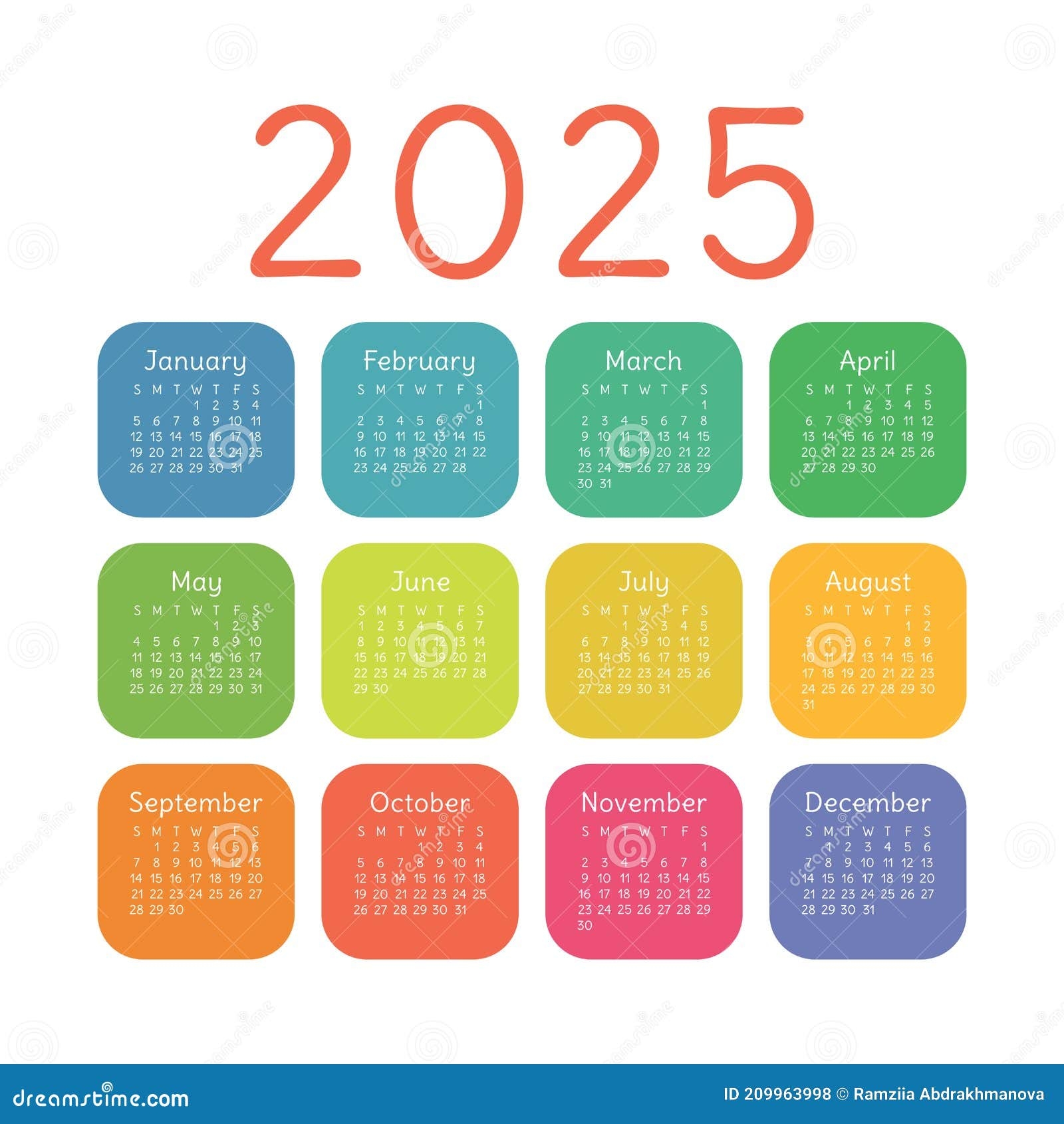 Yearly Calendar For Kids 2025 Lolly Rachele