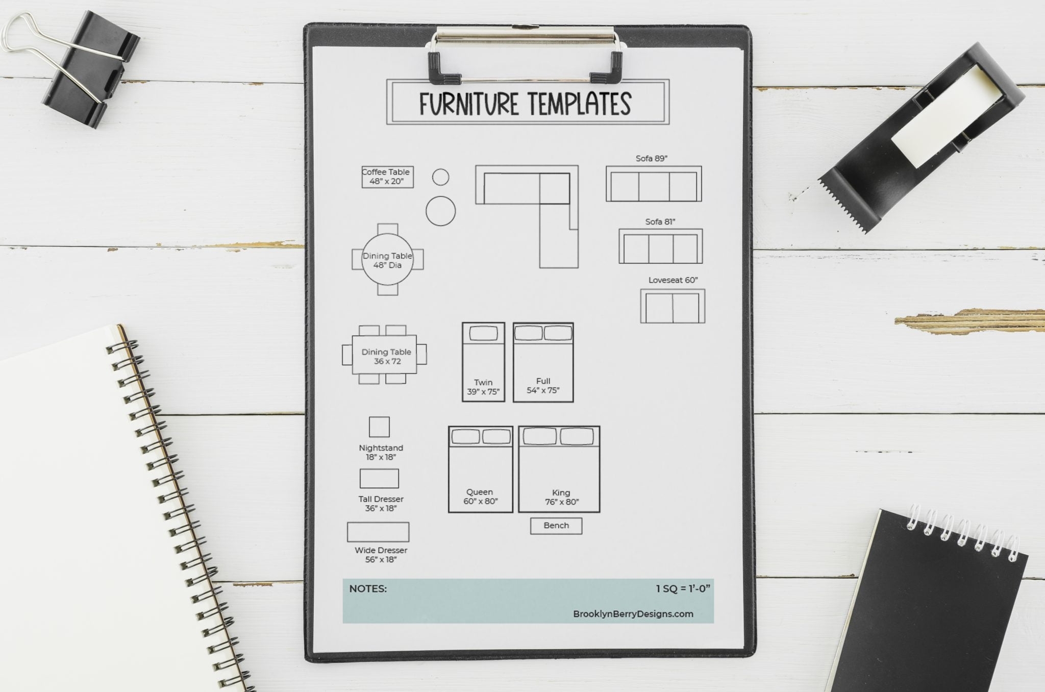 1 4 Inch Scale Furniture Templates Printable Free Printable Templates 