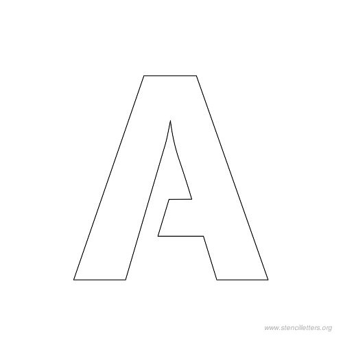 1 1/2 Inch Letter Stencils Printable