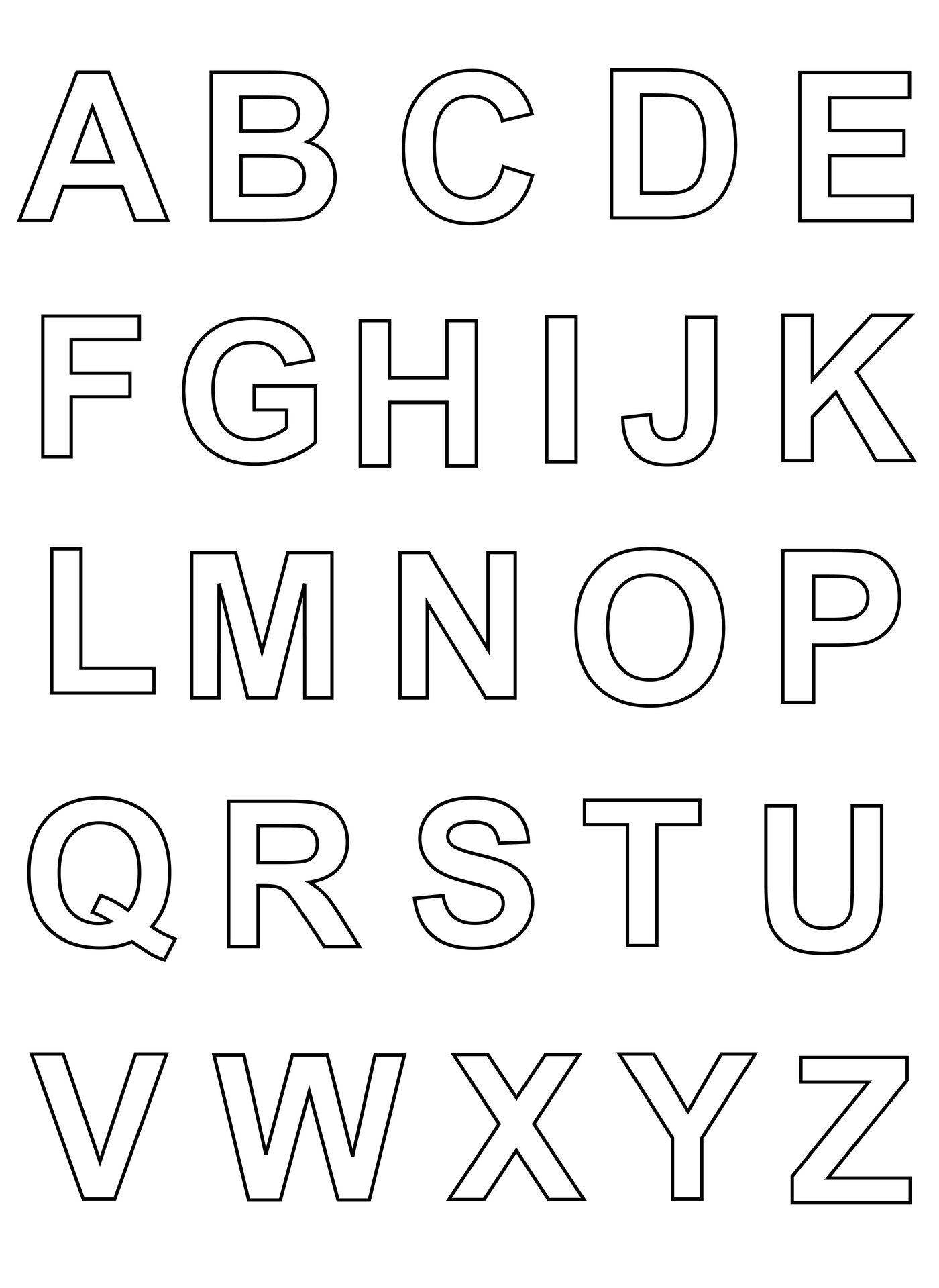 2 Inch Printable Letter Stencils Printable Calendar