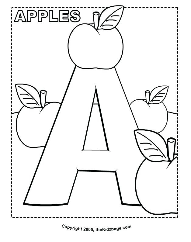 Alphabet Coloring Pages For Toddlers At GetColorings Free 