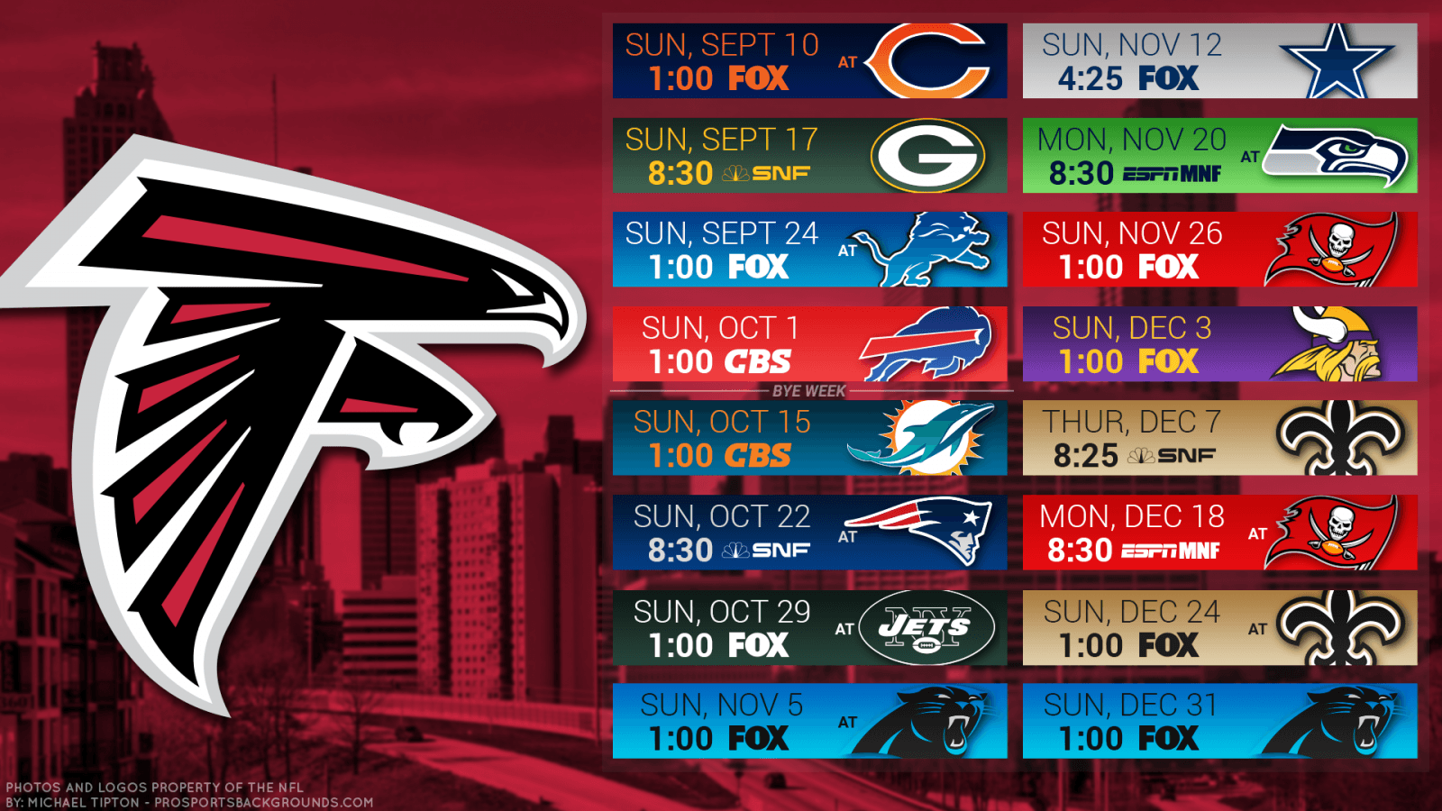 Atlanta Falcons Schedule 2025 Printable William K Harris