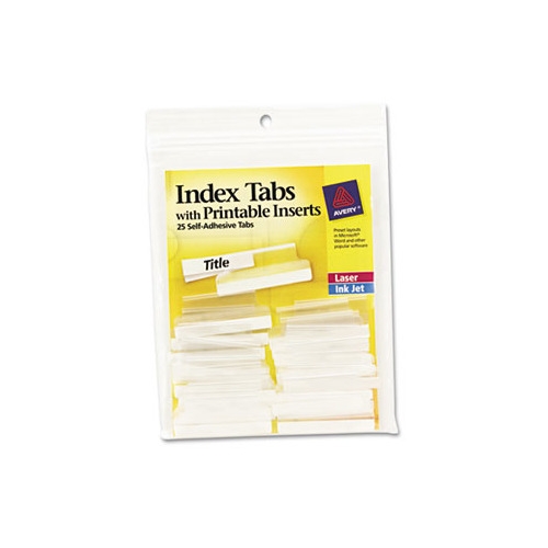 Avery Index Tabs With Printable Inserts Printable Templates