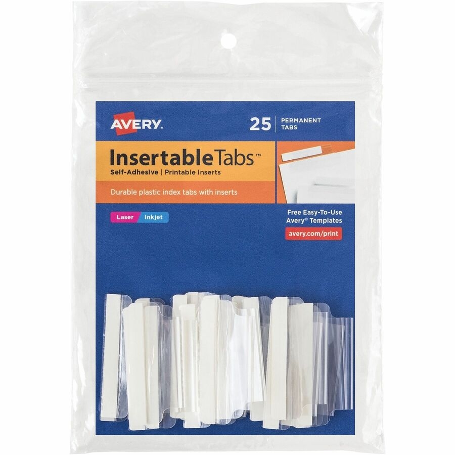 Avery Index Tabs With Printable Inserts