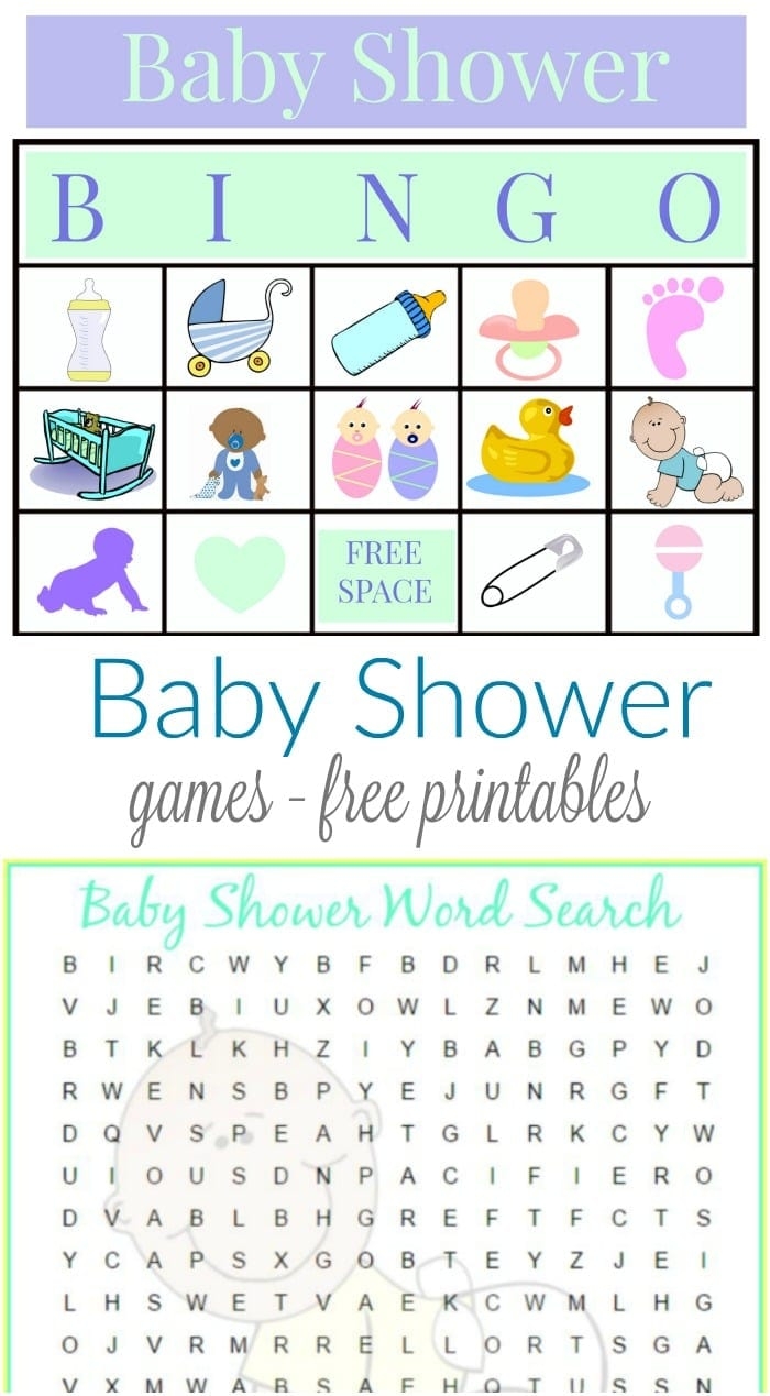 Baby Shower Bingo Printable Template Collections