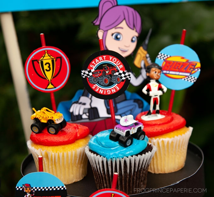 Blaze And The Monster Machines Printables Frog Prince Paperie