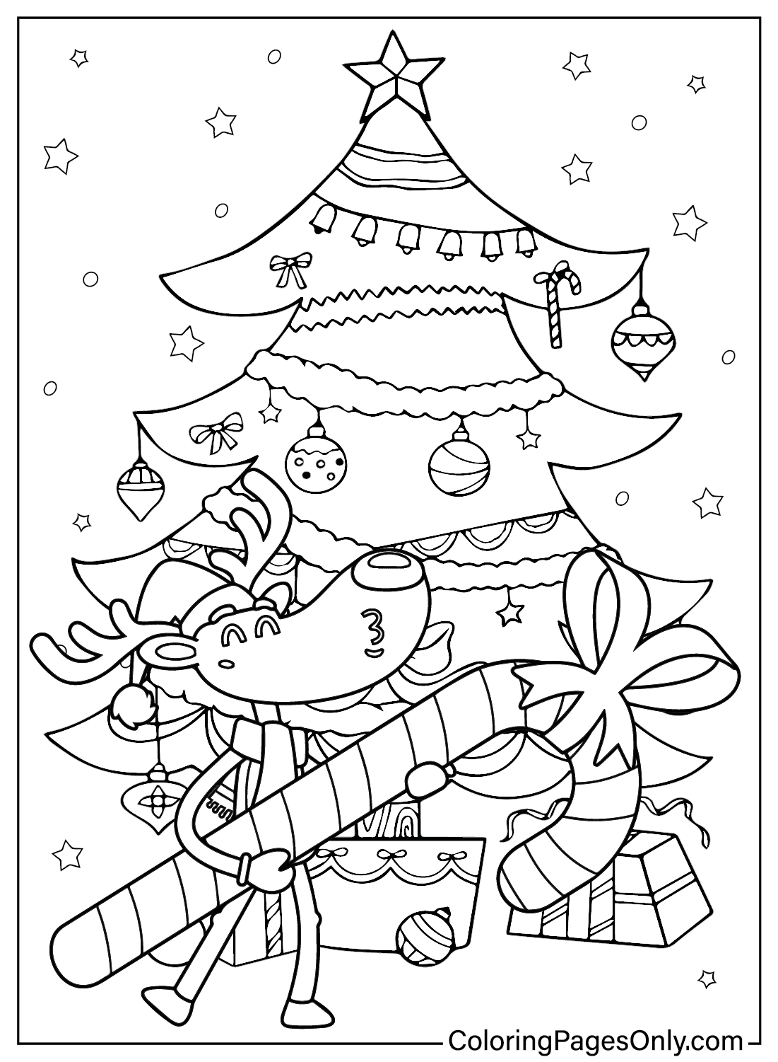 Candy Cane Coloring Pages Printable Pdf Coloringfolder Printable 