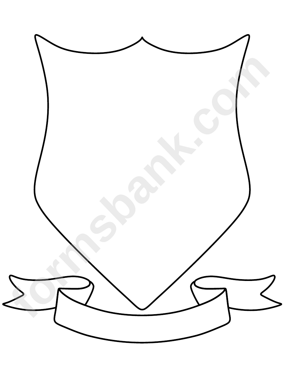 Coat Of Arms Printable Template Printable Word Searches