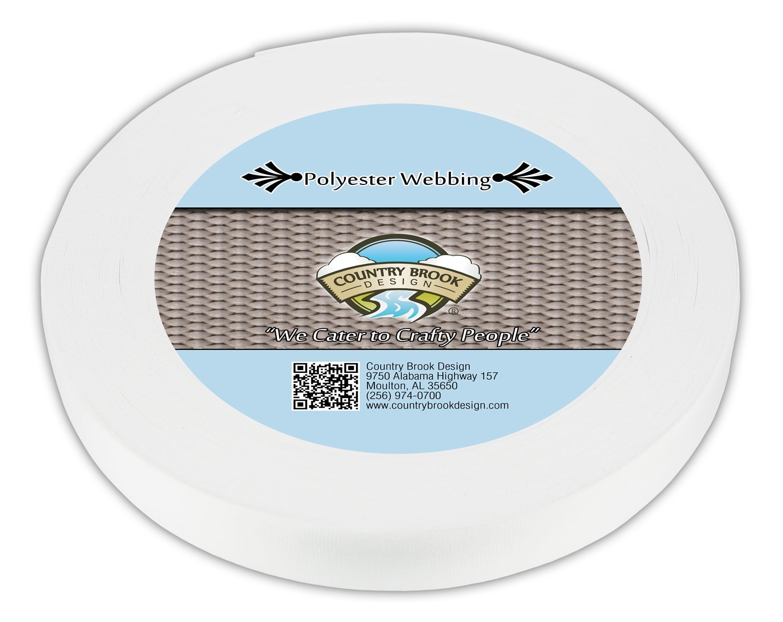 Country Brook Design 1 Inch Printable Heat Set Lanyard Polyester 