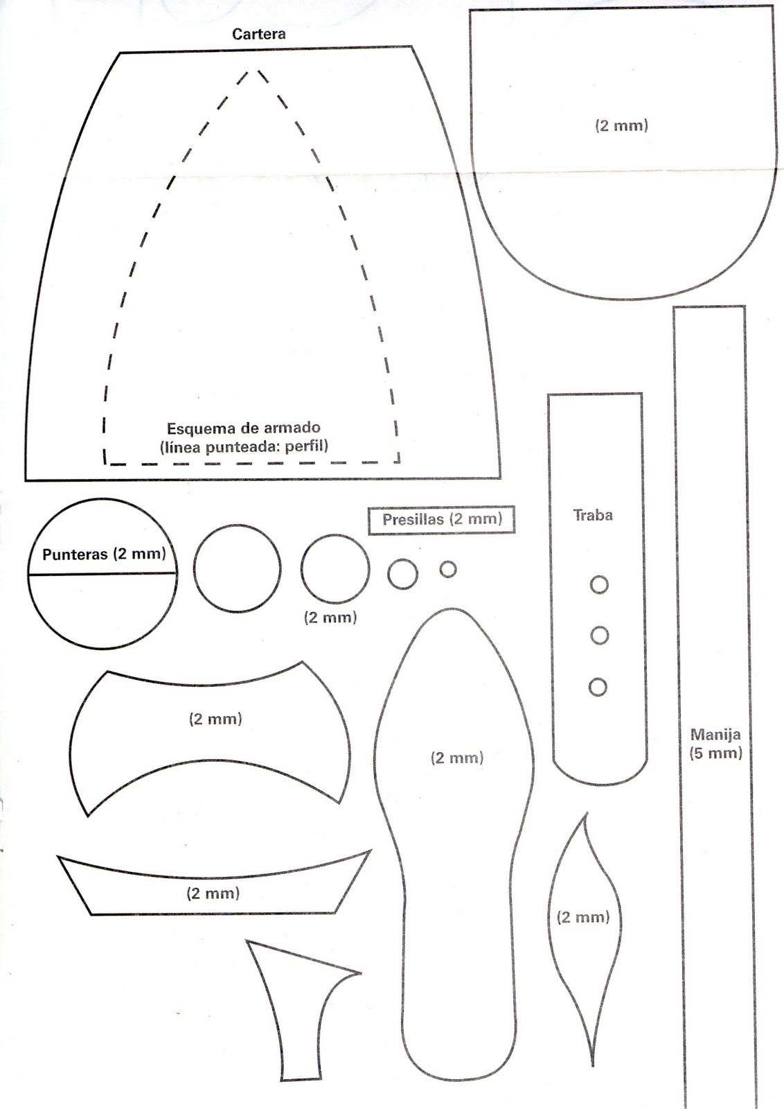 Fondant Cowboy Boot Template