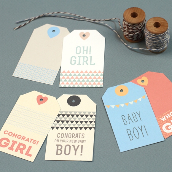 Baby Shower Gift Tag Printable