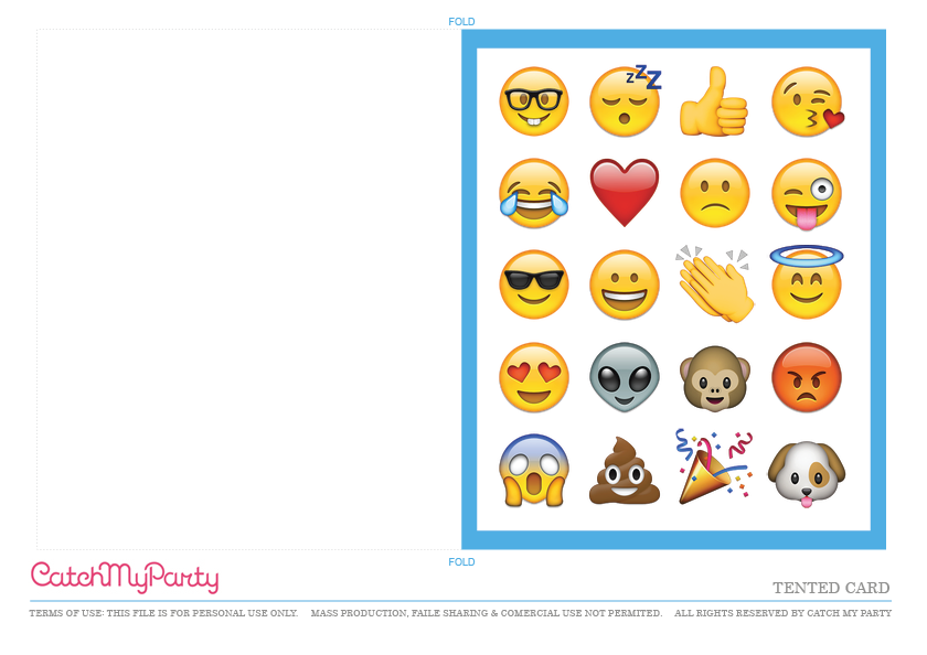 Free Emoji Party Printables Catch My Party