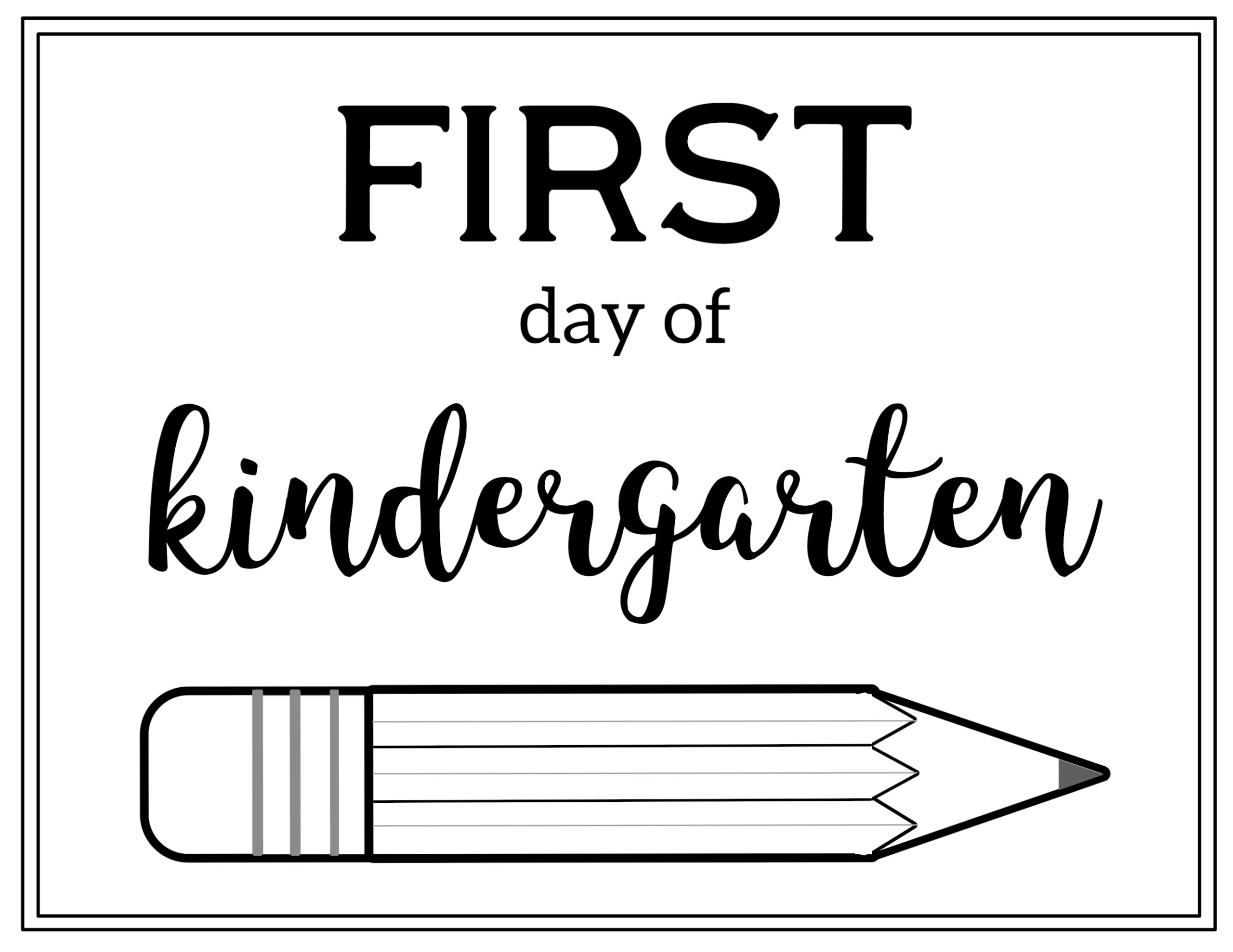 Free First Day Of School Printables 2025 Correy Rebecca