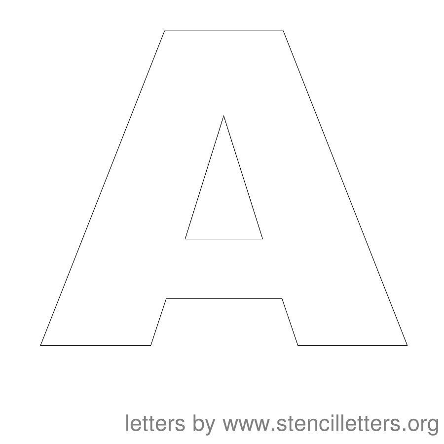 Free Printable 10 Inch Letter Stencils Free Printable Fanny Printable
