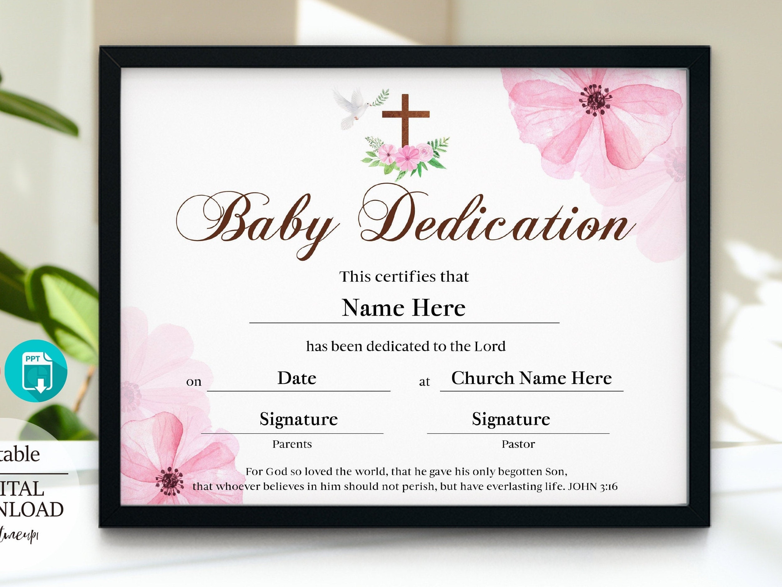 Free Printable Baby Dedication Certificate Template C Vrogue co