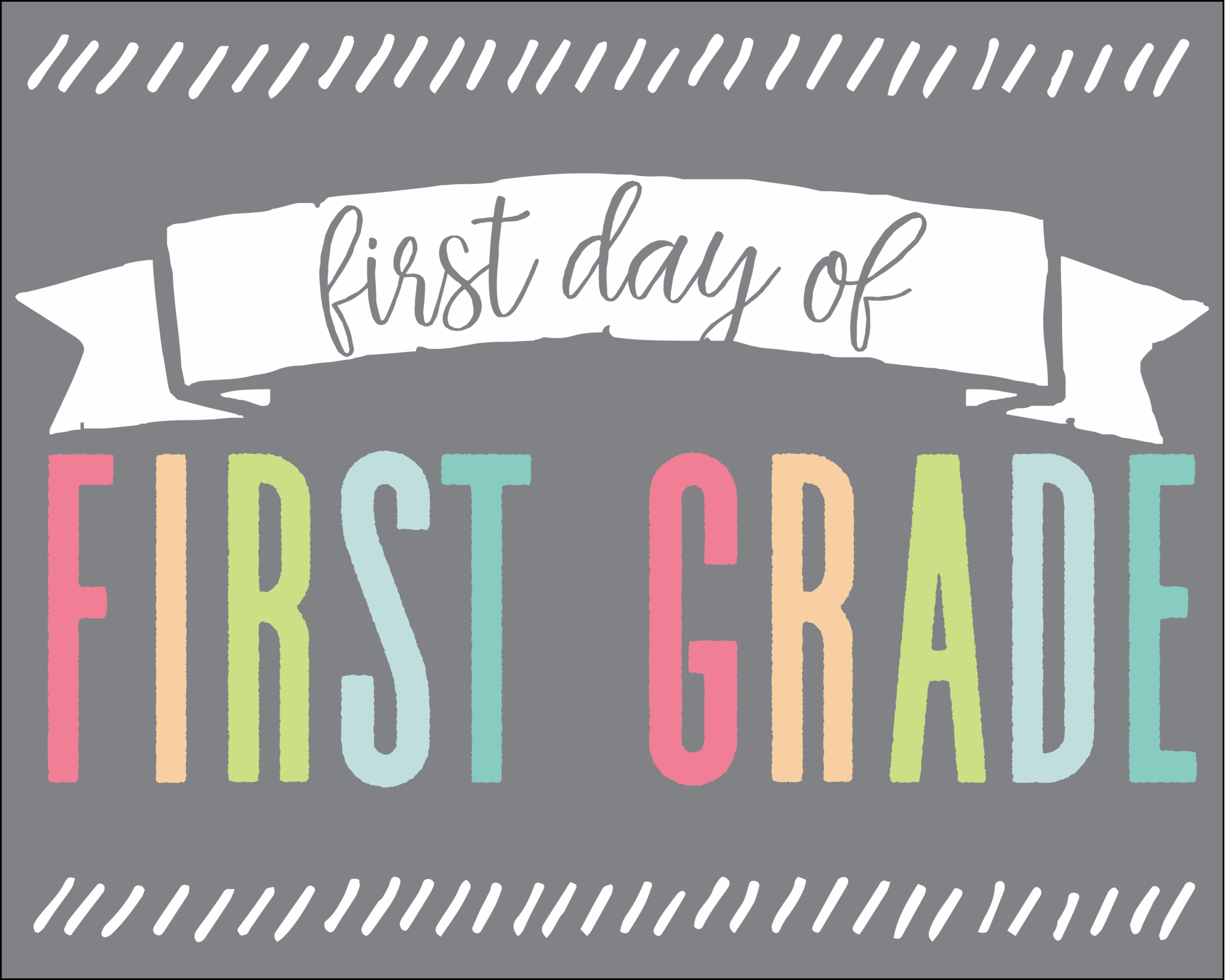 Freebie First Day Of School Signs Jumping Jax Designs