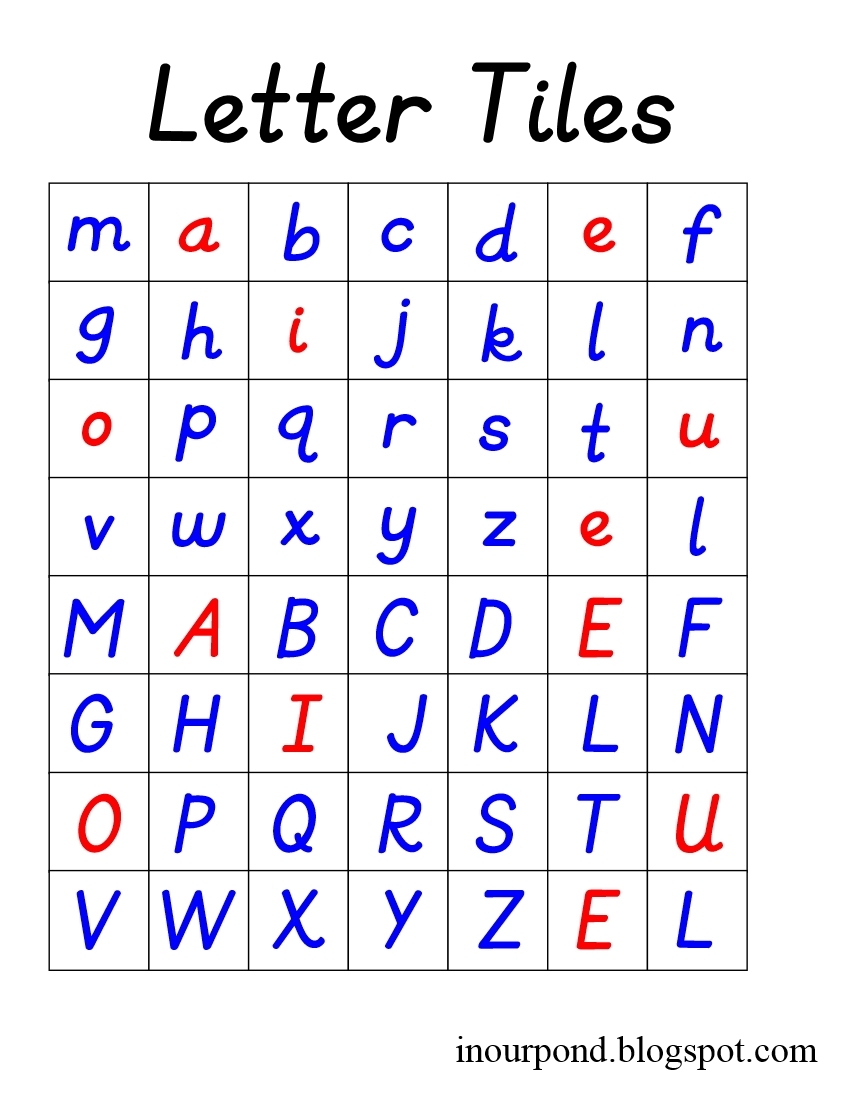 Letter Tiles For Spelling AlphabetWorksheetsFree